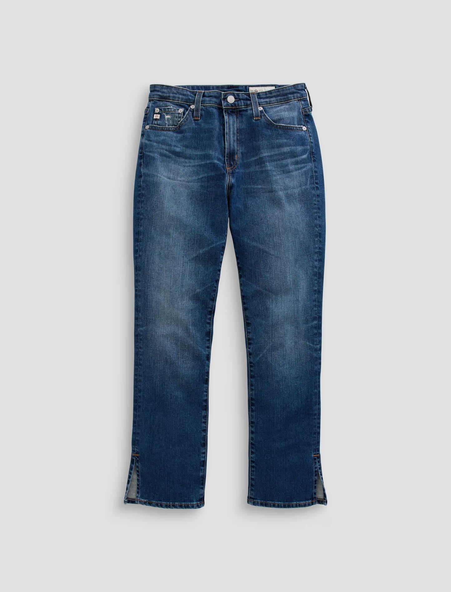 AG Mari Crop Mid-Rise Slim Straight Jean
