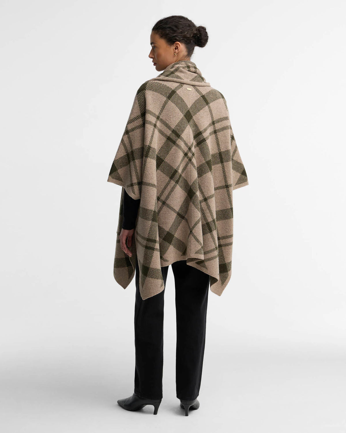 Barbour Vienna Tartan Wool-Blend Cape