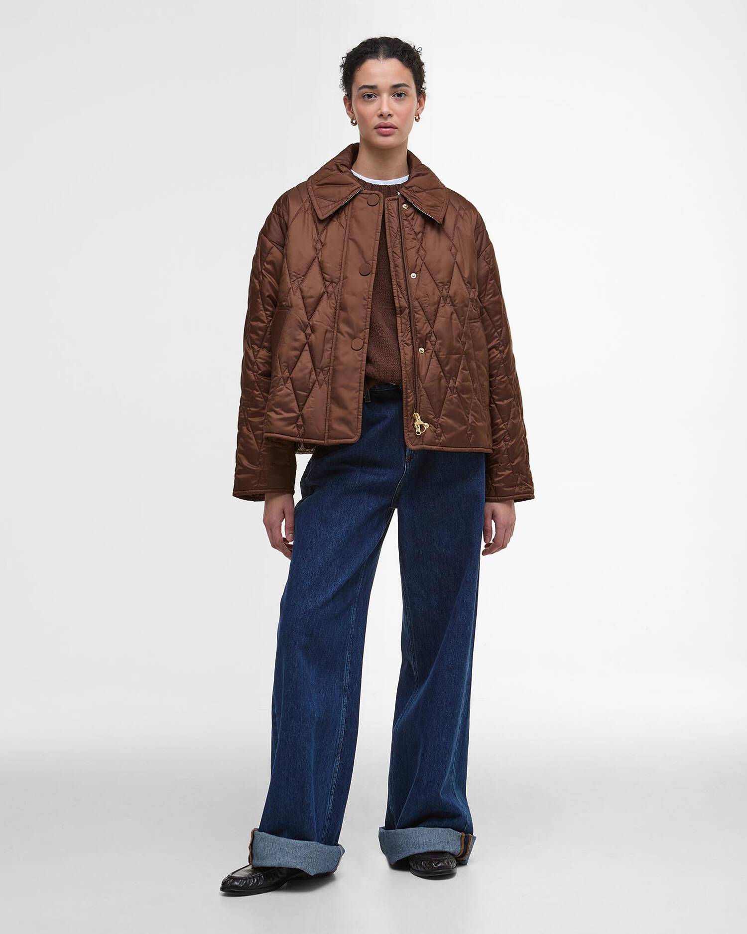 Barbour ジャケット サイズ:40 ブラウン 1902104 中古・古着通販】Barbour (バブアー) オイルドジャケット ブラウン