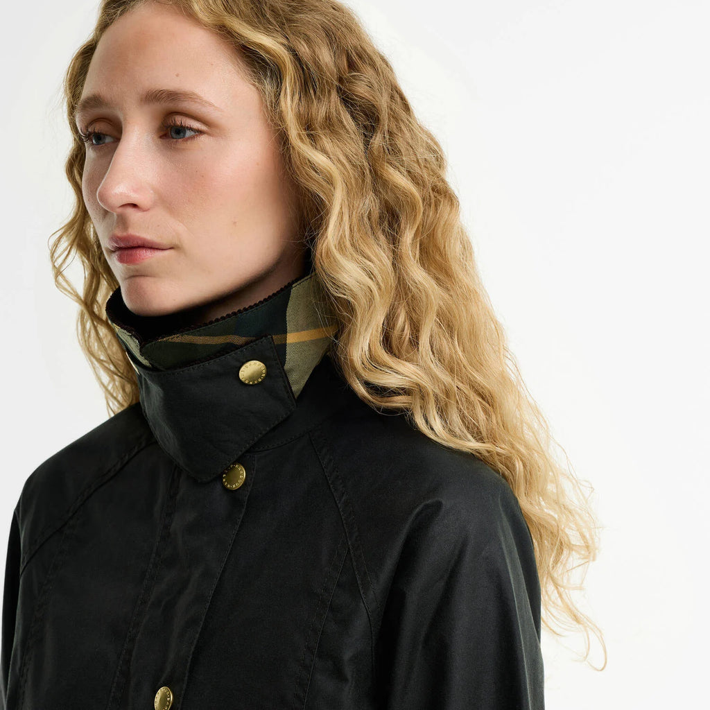 Barbour Cropped Beadnell Waxed Jacket