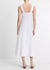 Vince Linen-Blend Square-Neck Dress