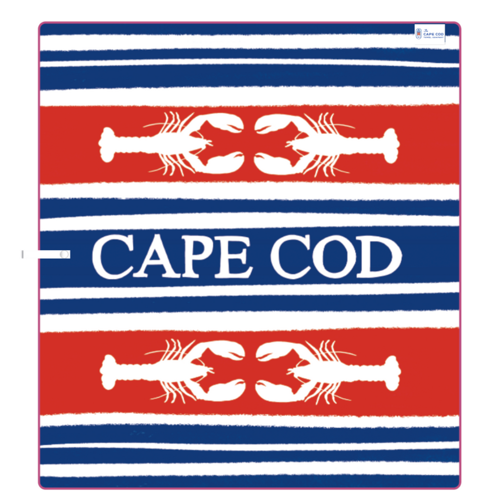 The Cape Cod Towel Company Lobster Fest Buoys Blanket