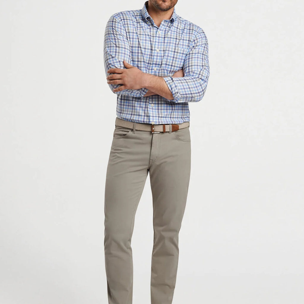 Peter Millar Signature Sateen Five-Pocket Pant