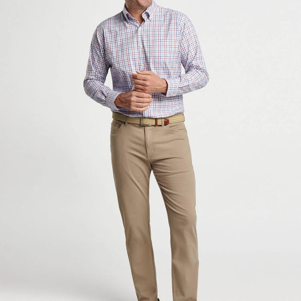 Peter Millar Signature Sateen Five-Pocket Pant