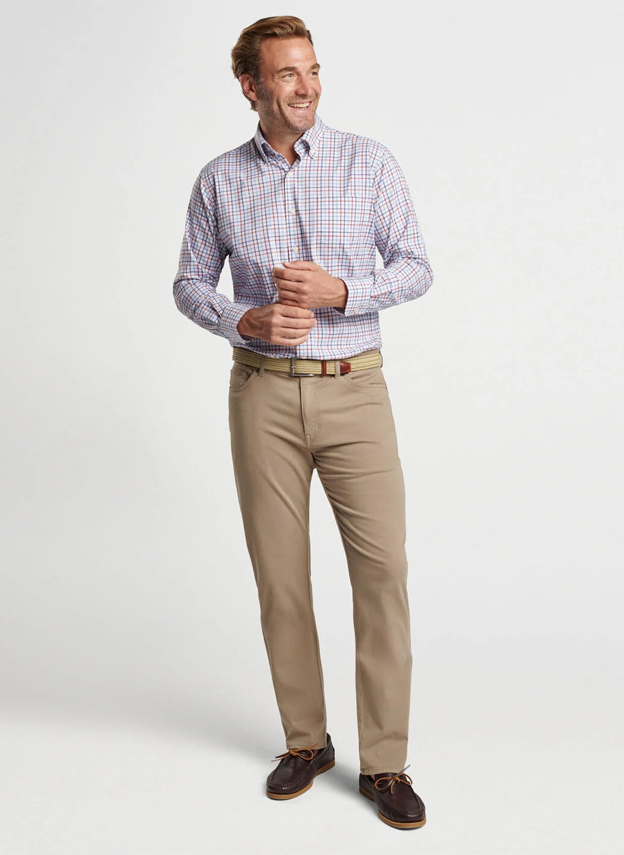 Peter Millar Signature Sateen Five-Pocket Pant