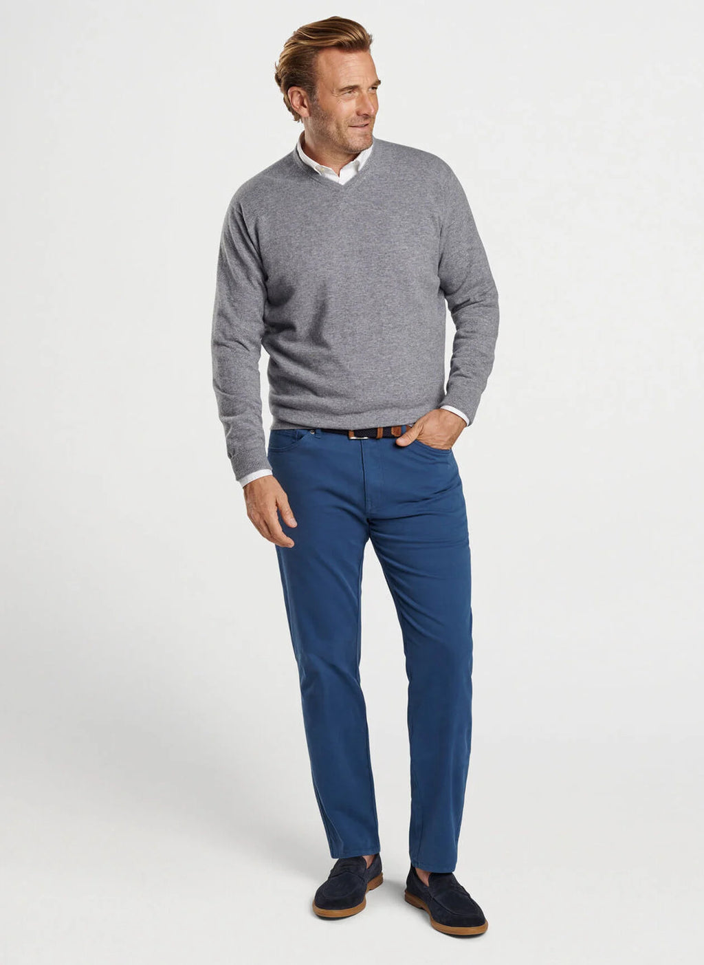 Peter Millar Signature Sateen Five-Pocket Pant