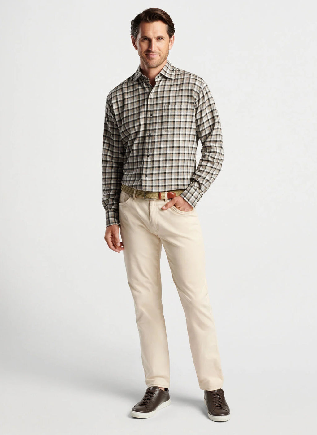 Peter Millar Signature Sateen Five-Pocket Pant