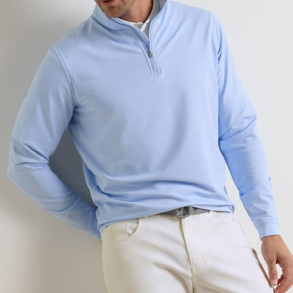 Peter Millar Perth Sugar Stripe Performance Quarter-Zip