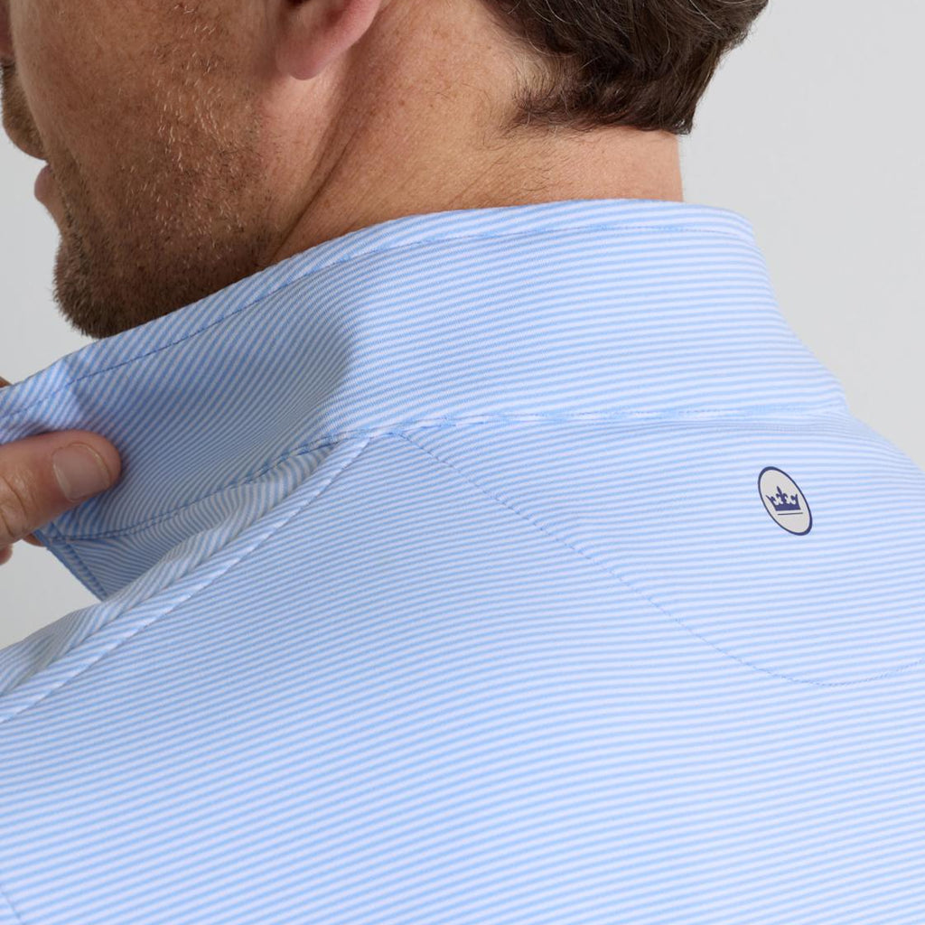 Peter Millar Perth Sugar Stripe Performance Quarter-Zip