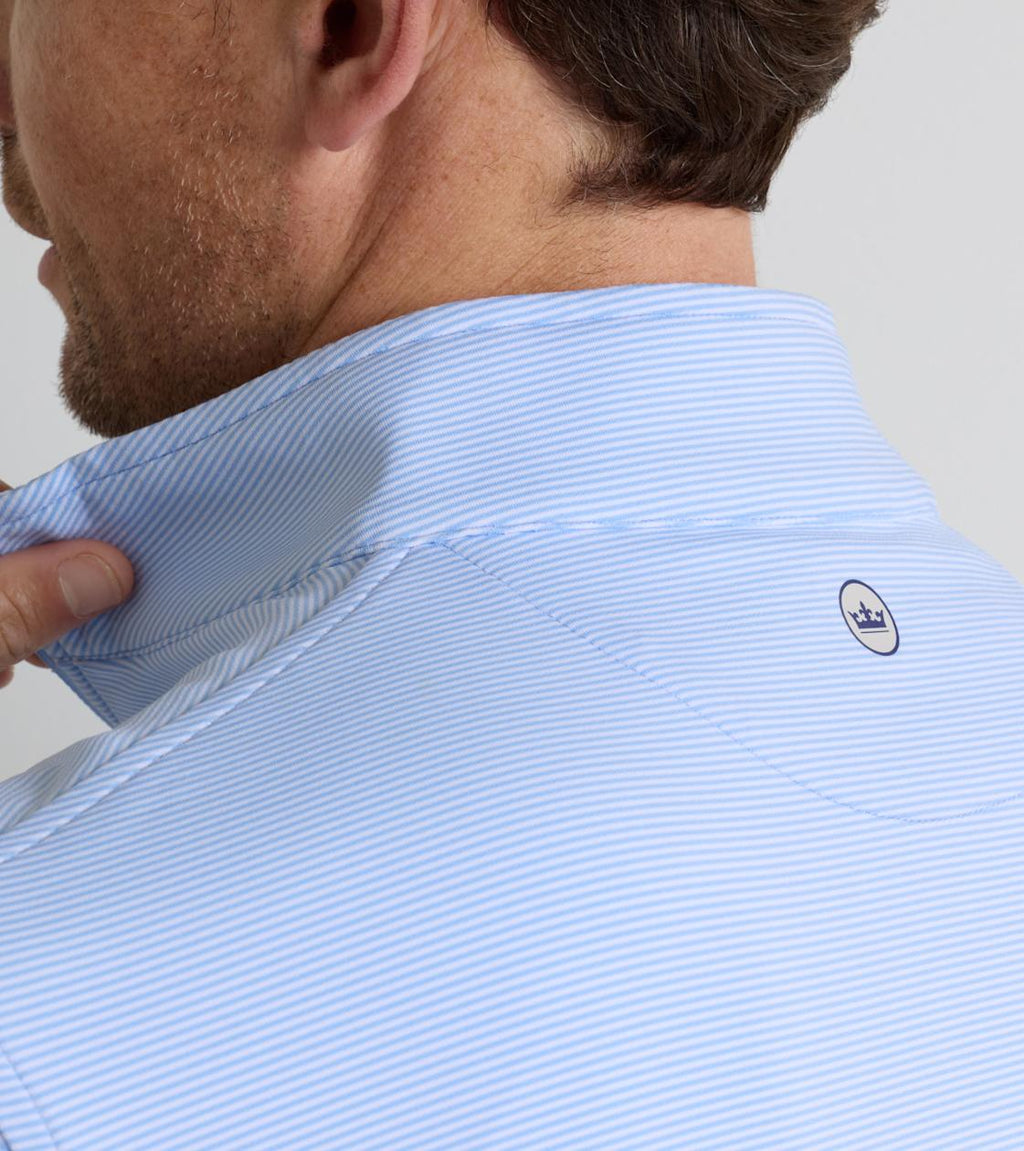Peter Millar Perth Sugar Stripe Performance Quarter-Zip