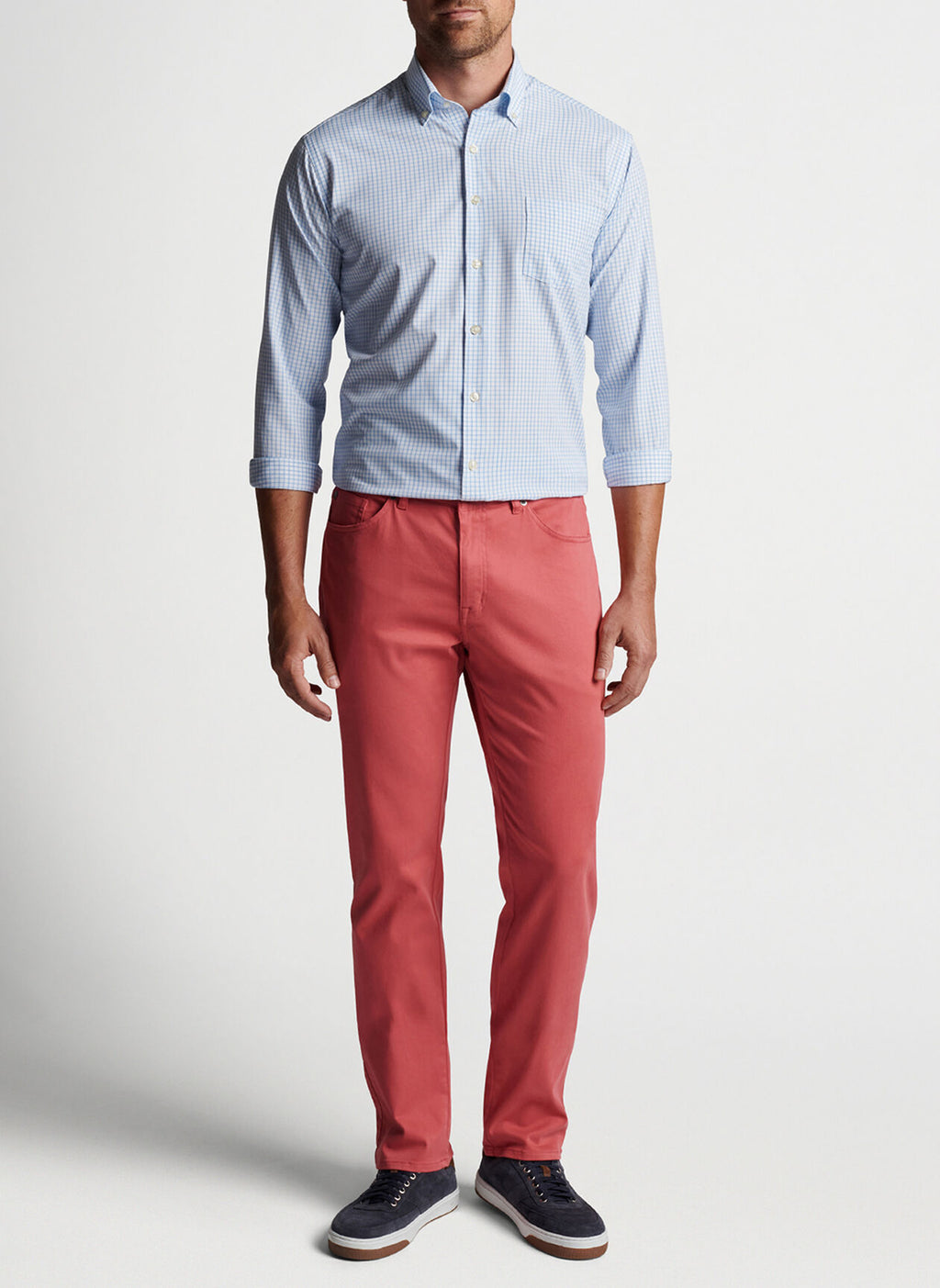 Peter Millar Hanford Performance Twill Sport Shirt