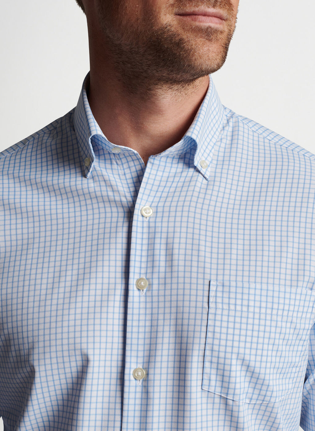 Peter Millar Hanford Performance Twill Sport Shirt