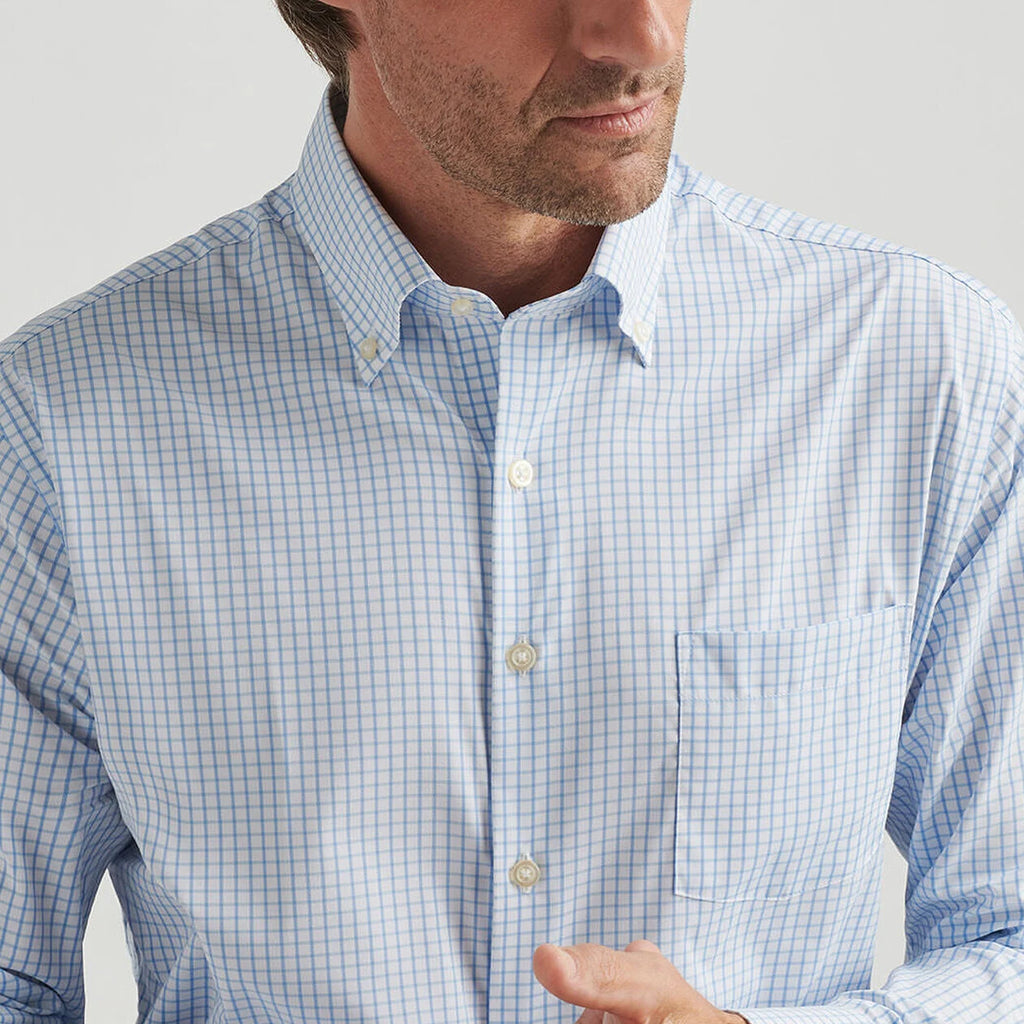 Peter Millar Hanford Performance Twill Sport Shirt