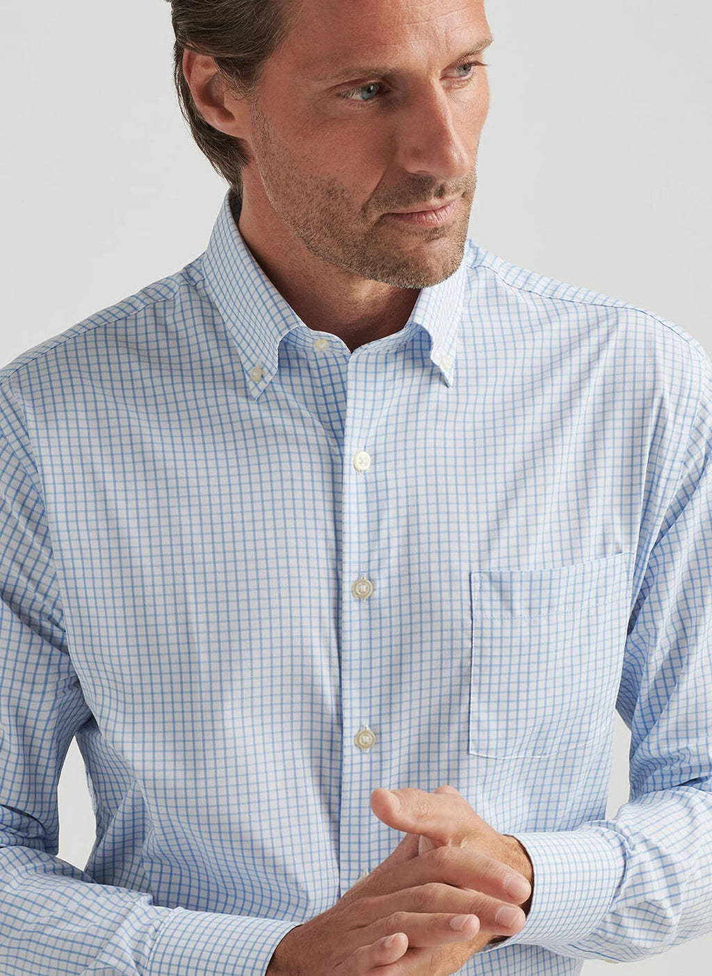 Peter Millar Hanford Performance Twill Sport Shirt