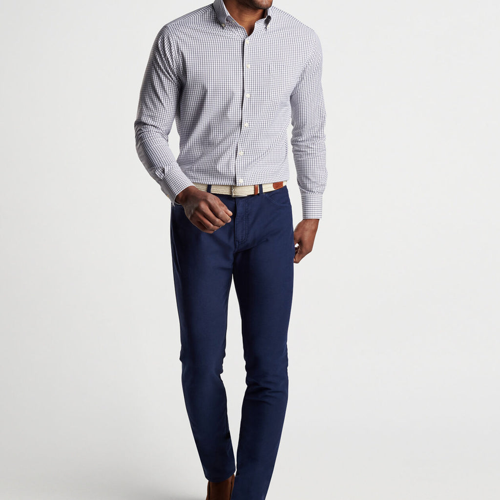 Peter Millar Hanford Performance Twill Sport Shirt