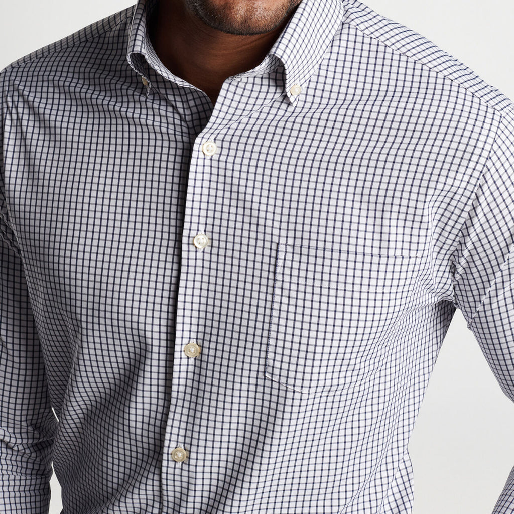 Peter Millar Hanford Performance Twill Sport Shirt
