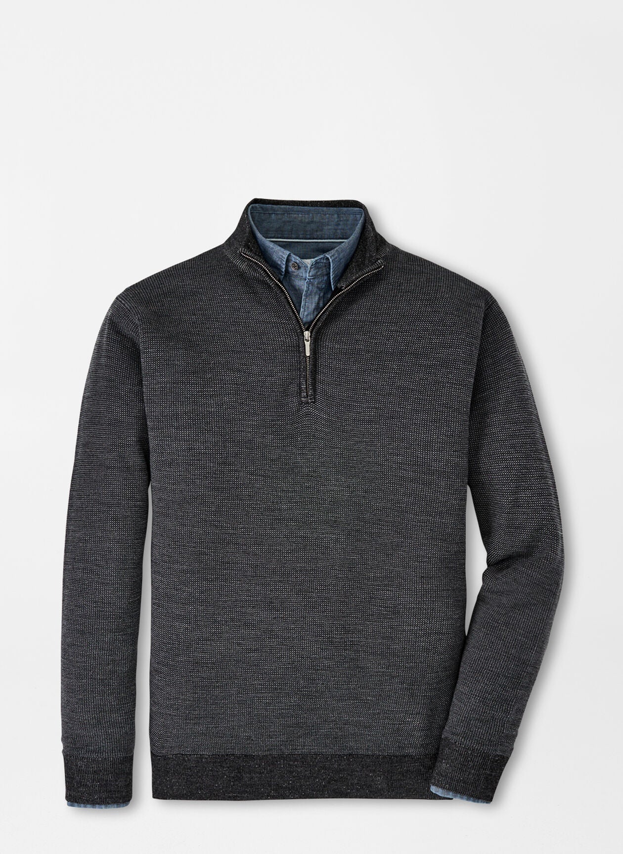 Peter Millar Breaker Birdseye Quarter-Zip