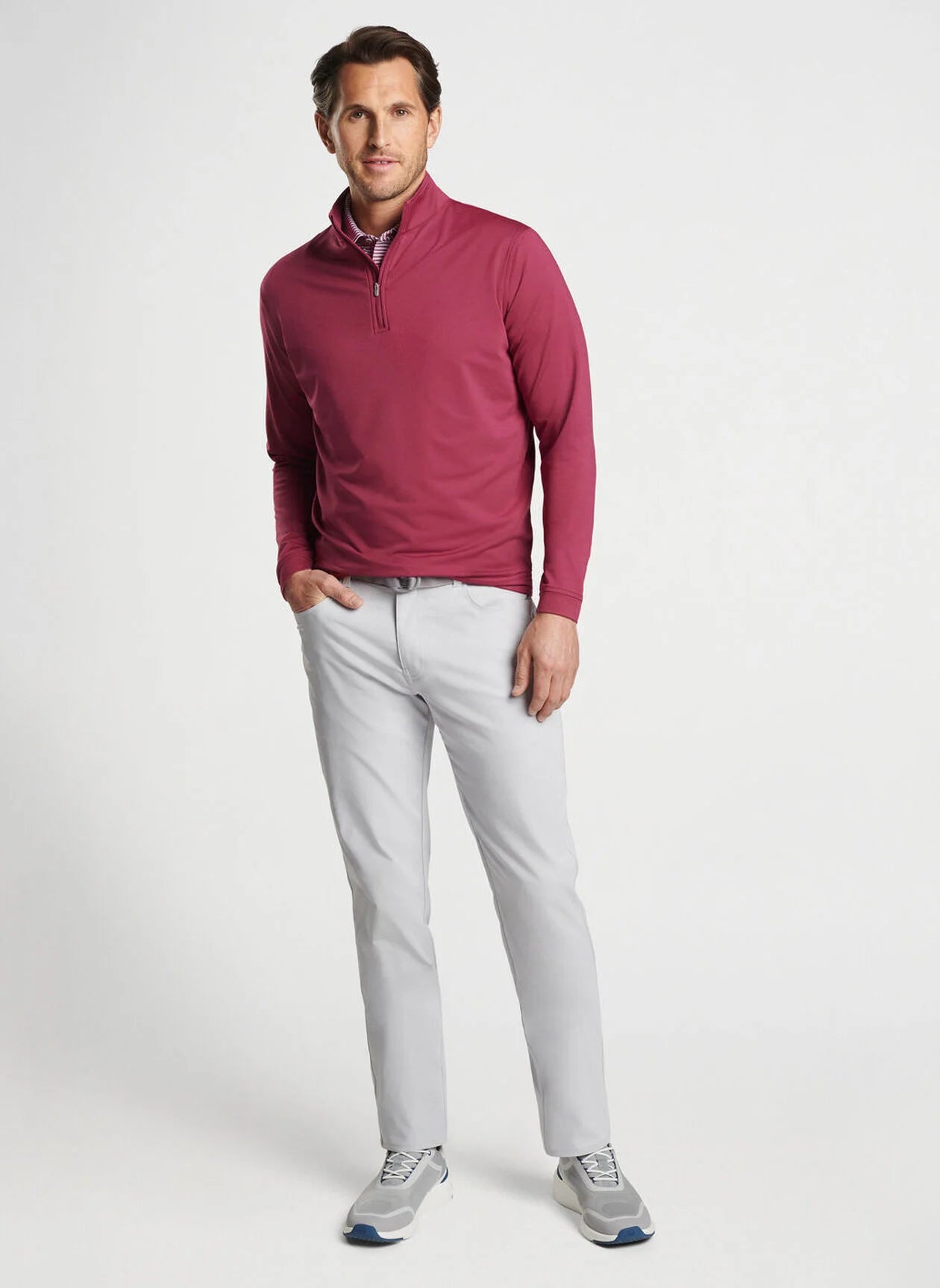 Peter Millar Perth Mélange Performance Quarter-Zip