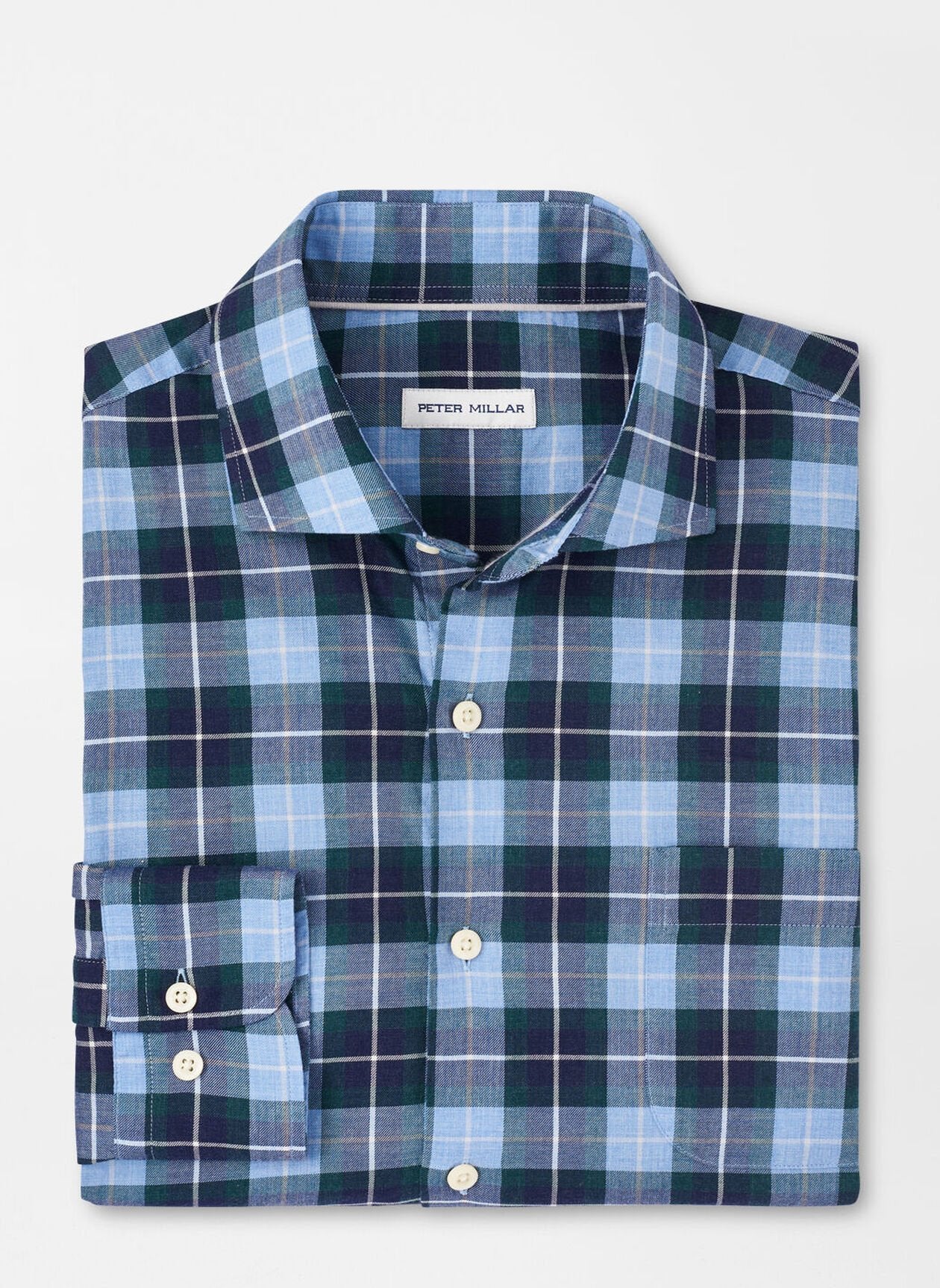 Peter Millar Langley Summer Soft Cotton Sport Shirt