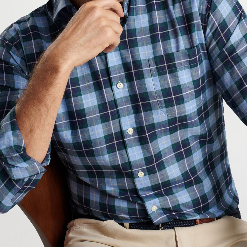 Peter Millar Langley Summer Soft Cotton Sport Shirt