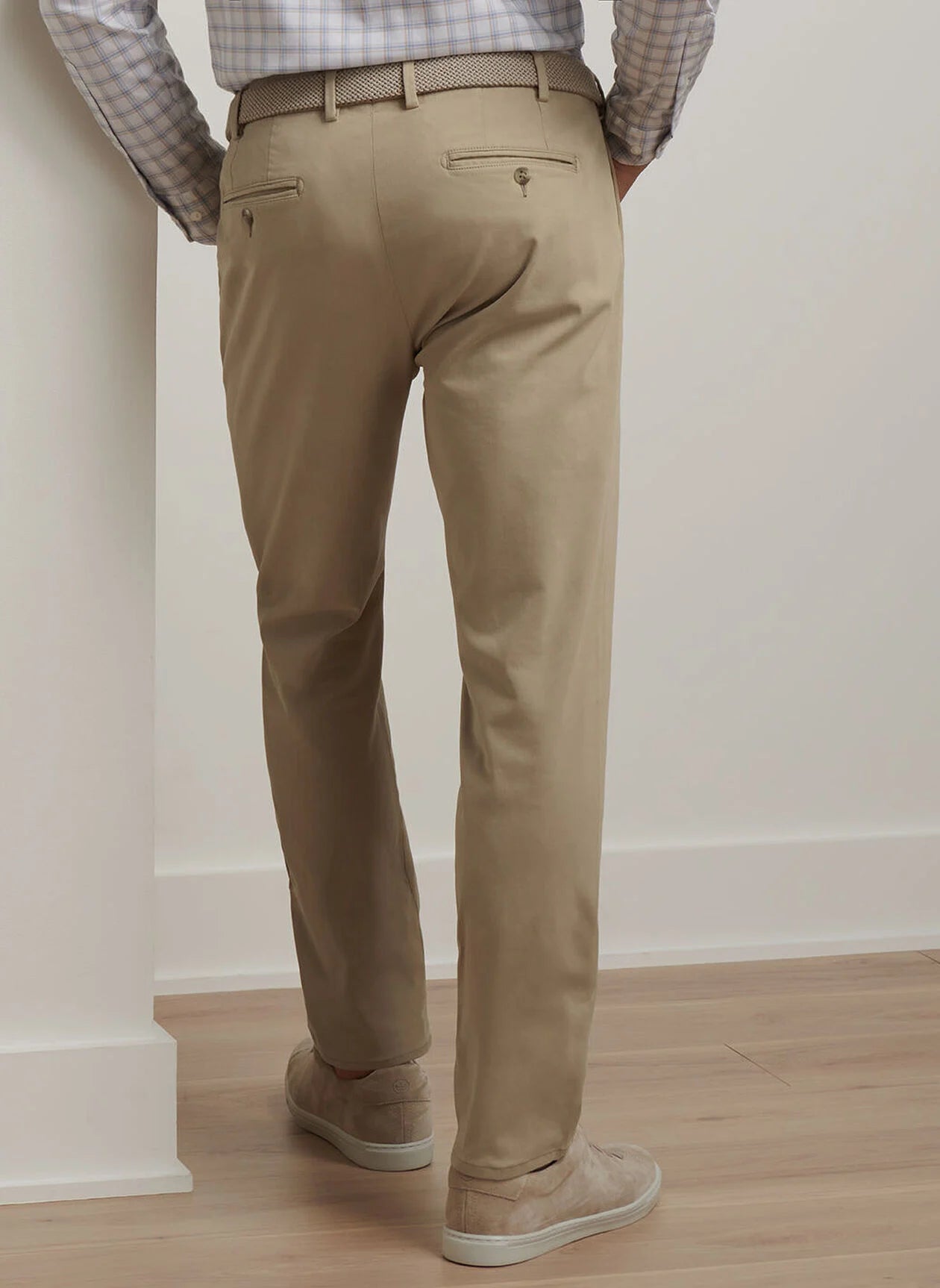 Peter Millar Signature Sateen Flat Front Trouser
