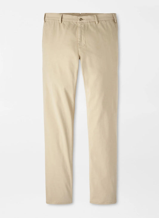 Peter Millar Signature Sateen Flat Front Trouser