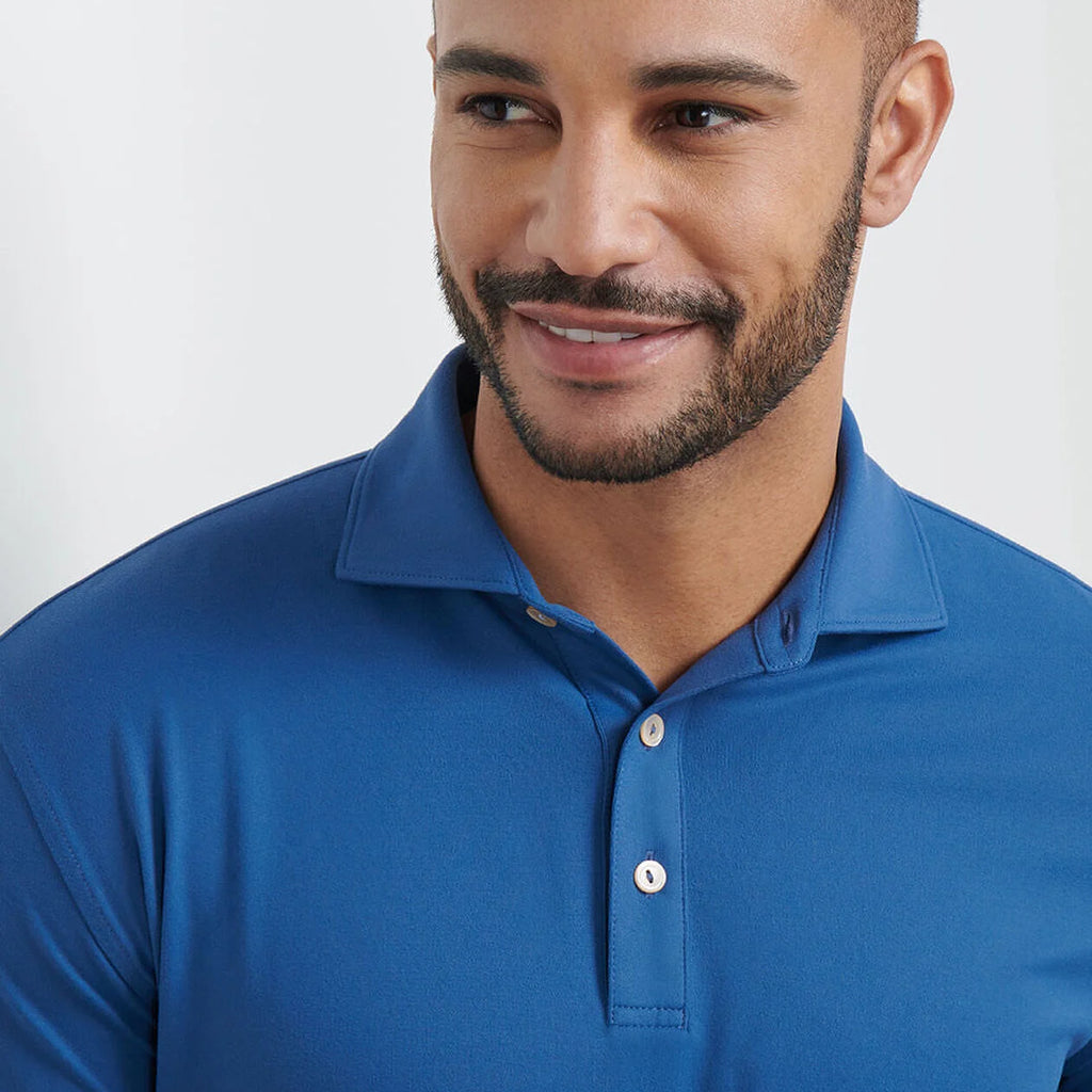 Peter Millar Lyons Performance Jersey Long-Sleeve Polo