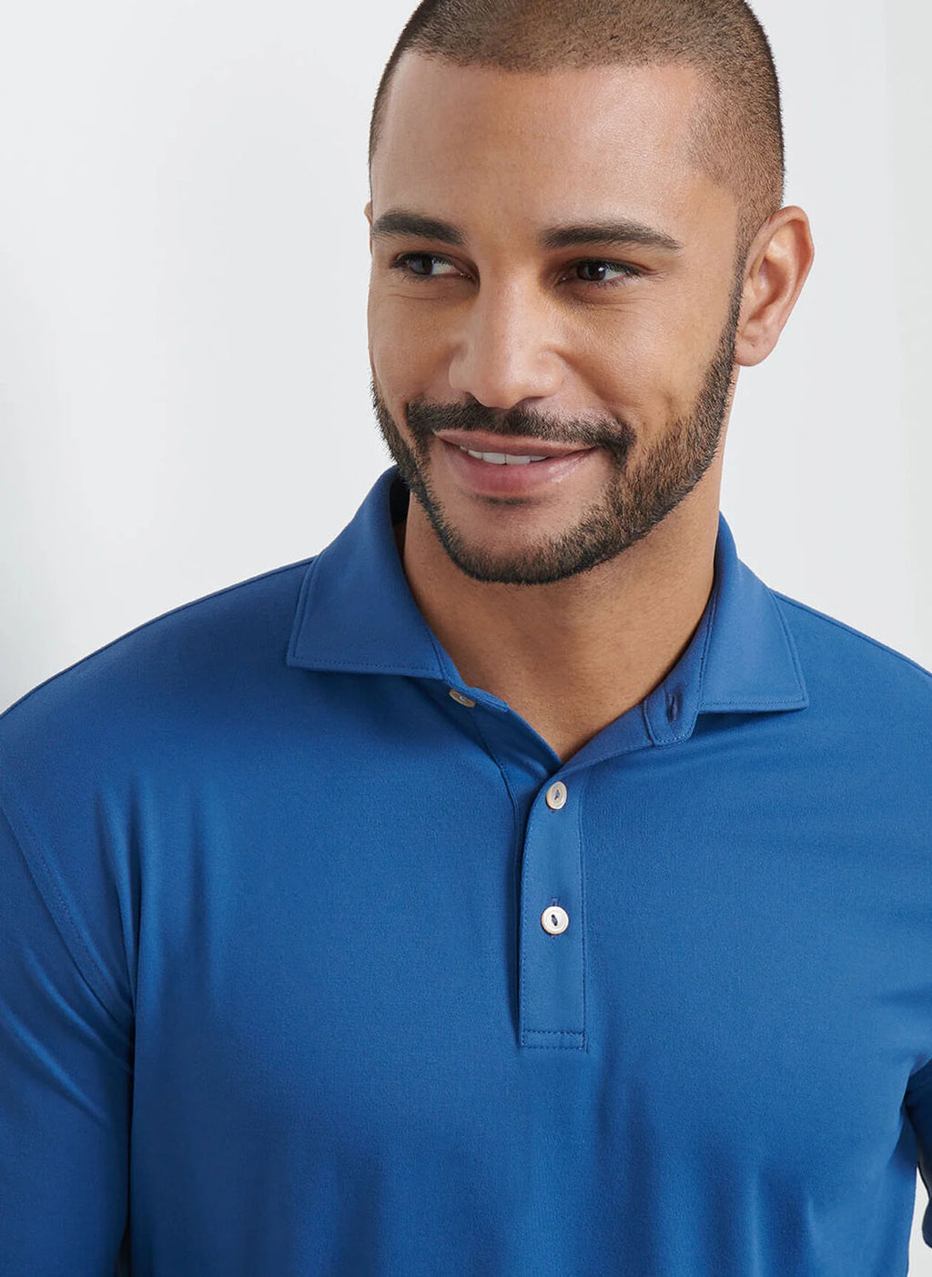 Peter Millar Lyons Performance Jersey Long-Sleeve Polo