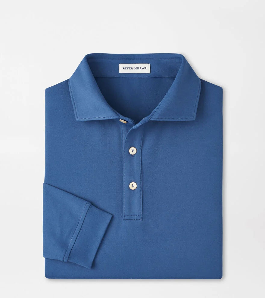 Peter Millar Lyons Performance Jersey Long-Sleeve Polo