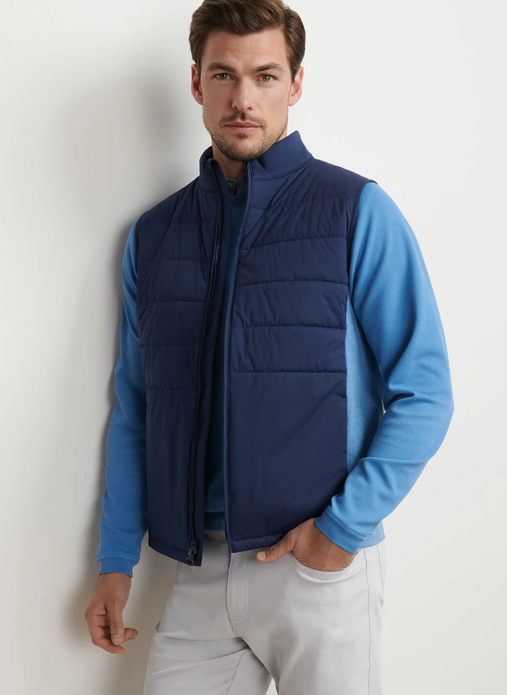 Peter Millar Fuse Hybrid Fleece Vest