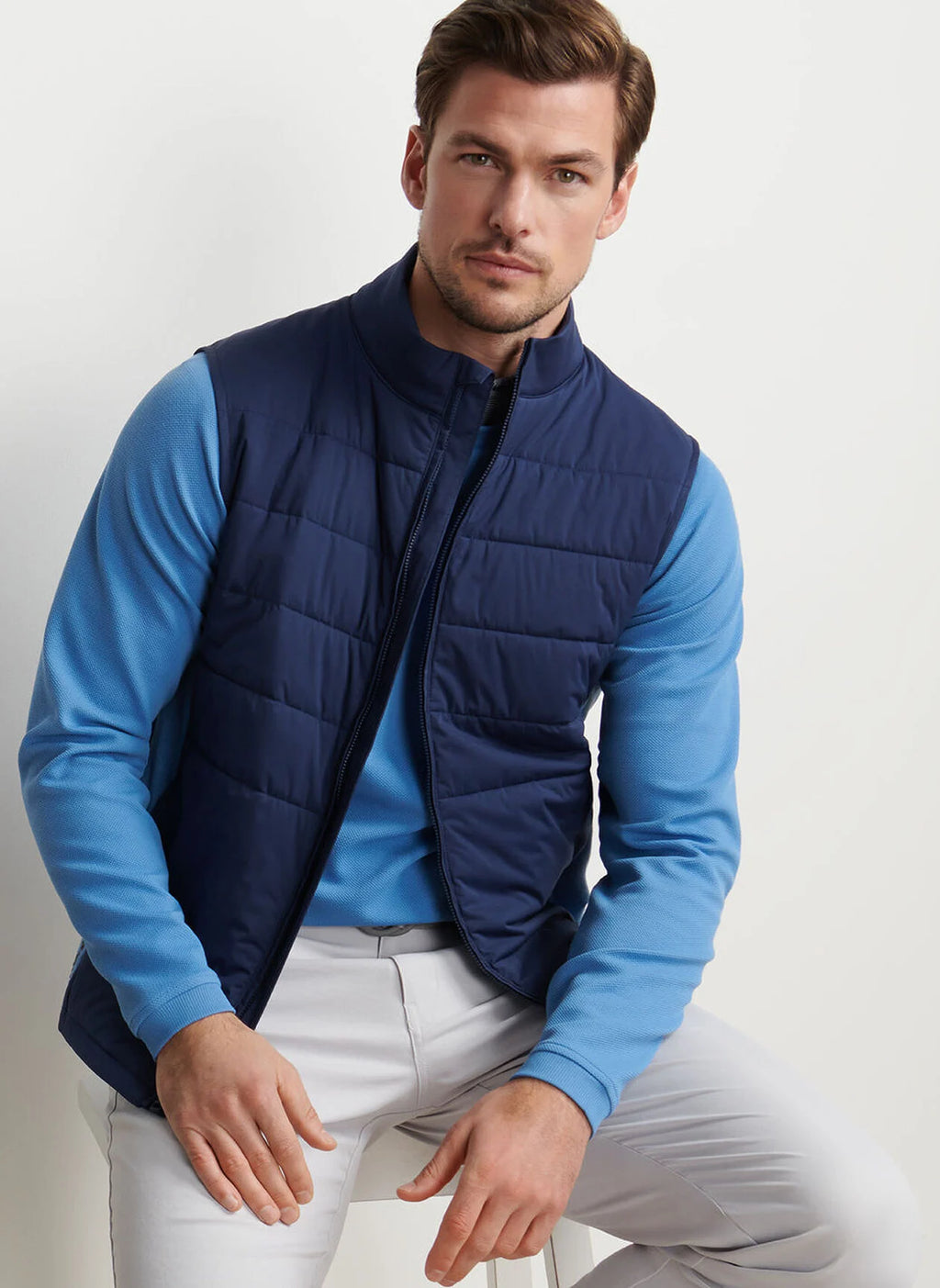 Peter Millar Fuse Hybrid Fleece Vest