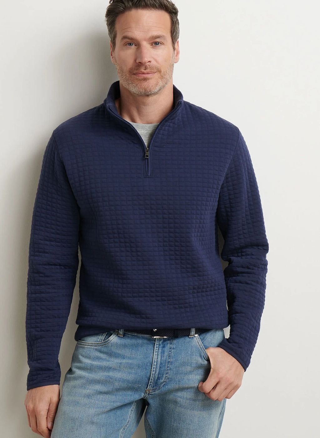 Peter Millar Quad Quilted Quarter-Zip