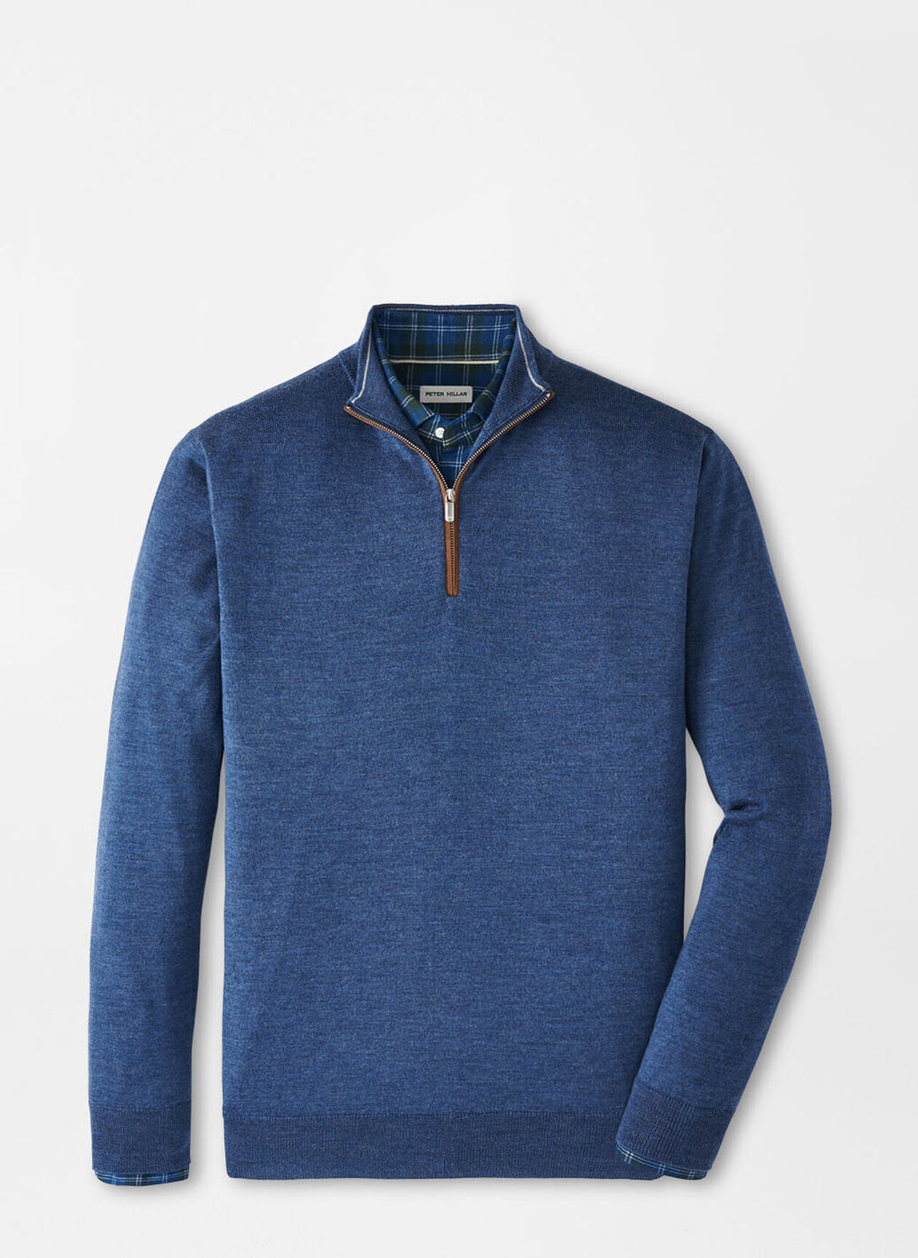 Peter Millar Autumn Crest Suede Trim Quarter-Zip