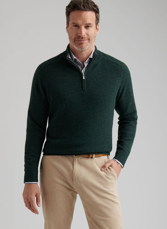 Peter Millar Crescent Quarter-Zip Sweater