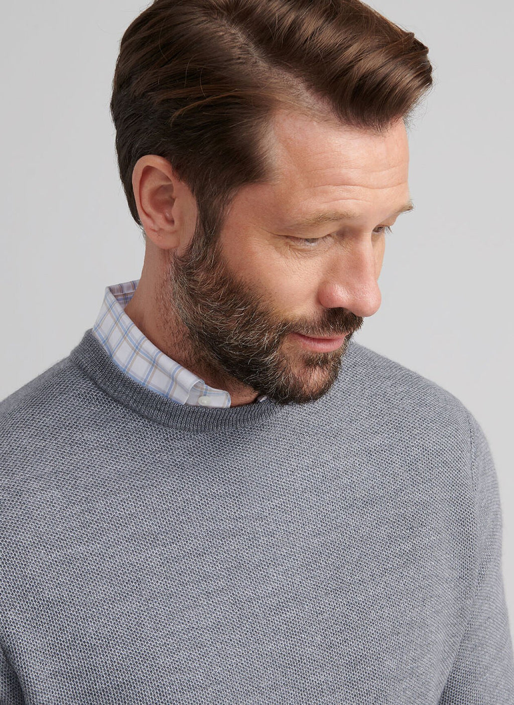 Peter Millar Autumn Crest Honeycomb Crewneck Sweater