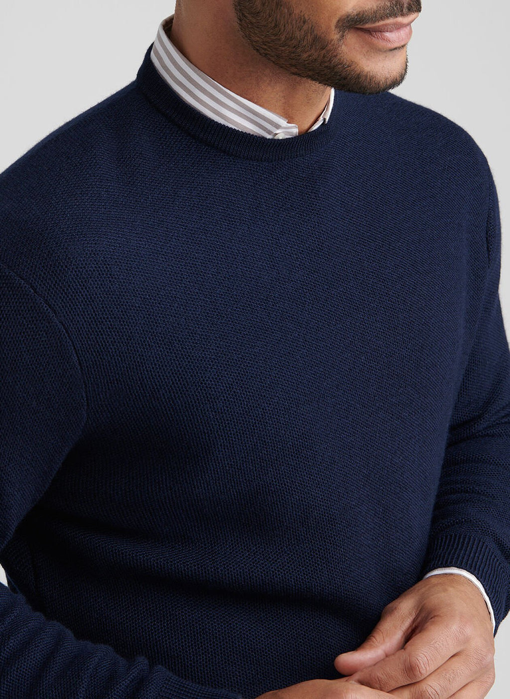 Peter Millar Autumn Crest Honeycomb Crewneck Sweater
