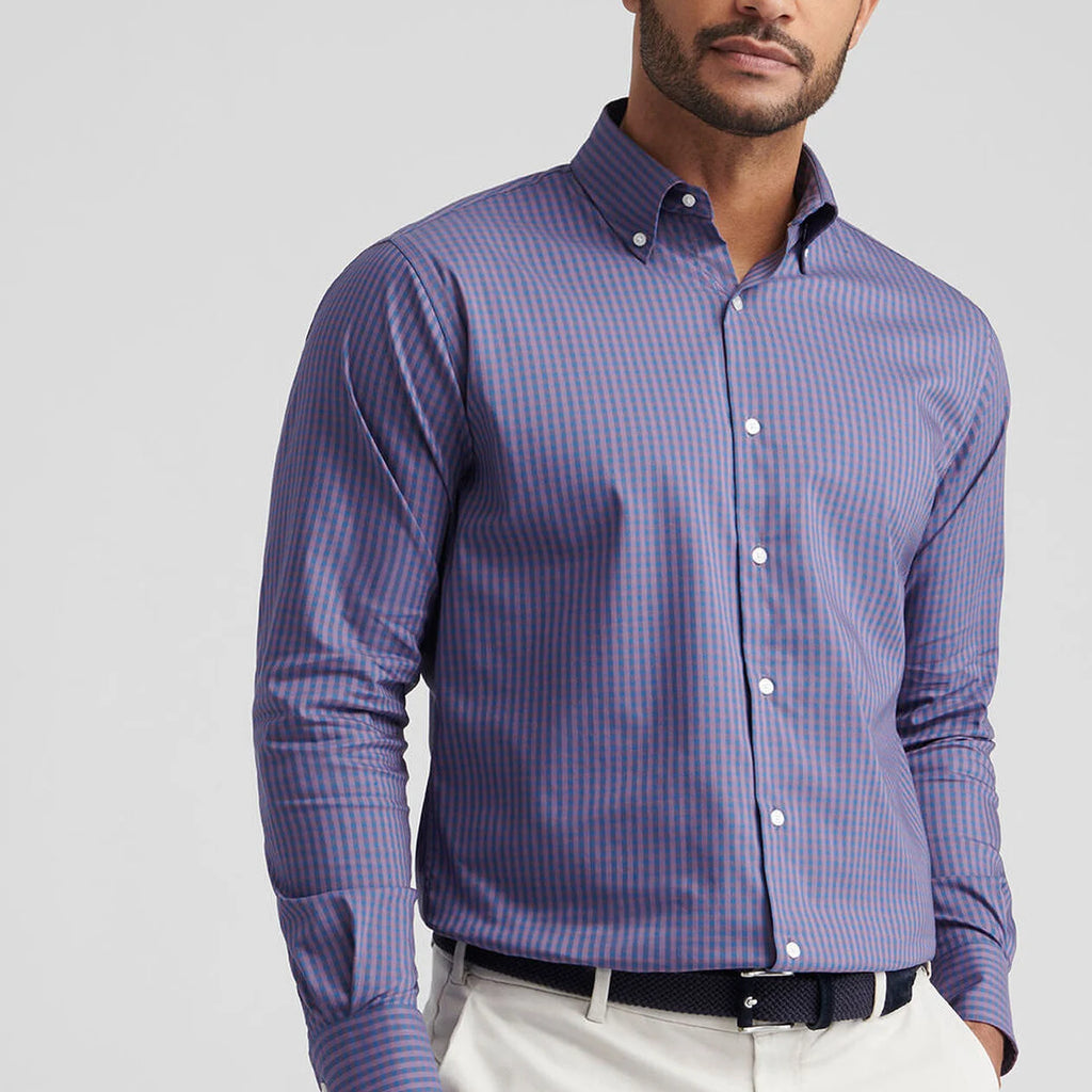 Peter Millar Conway Crown Lite Cotton-Stretch Sport Shirt