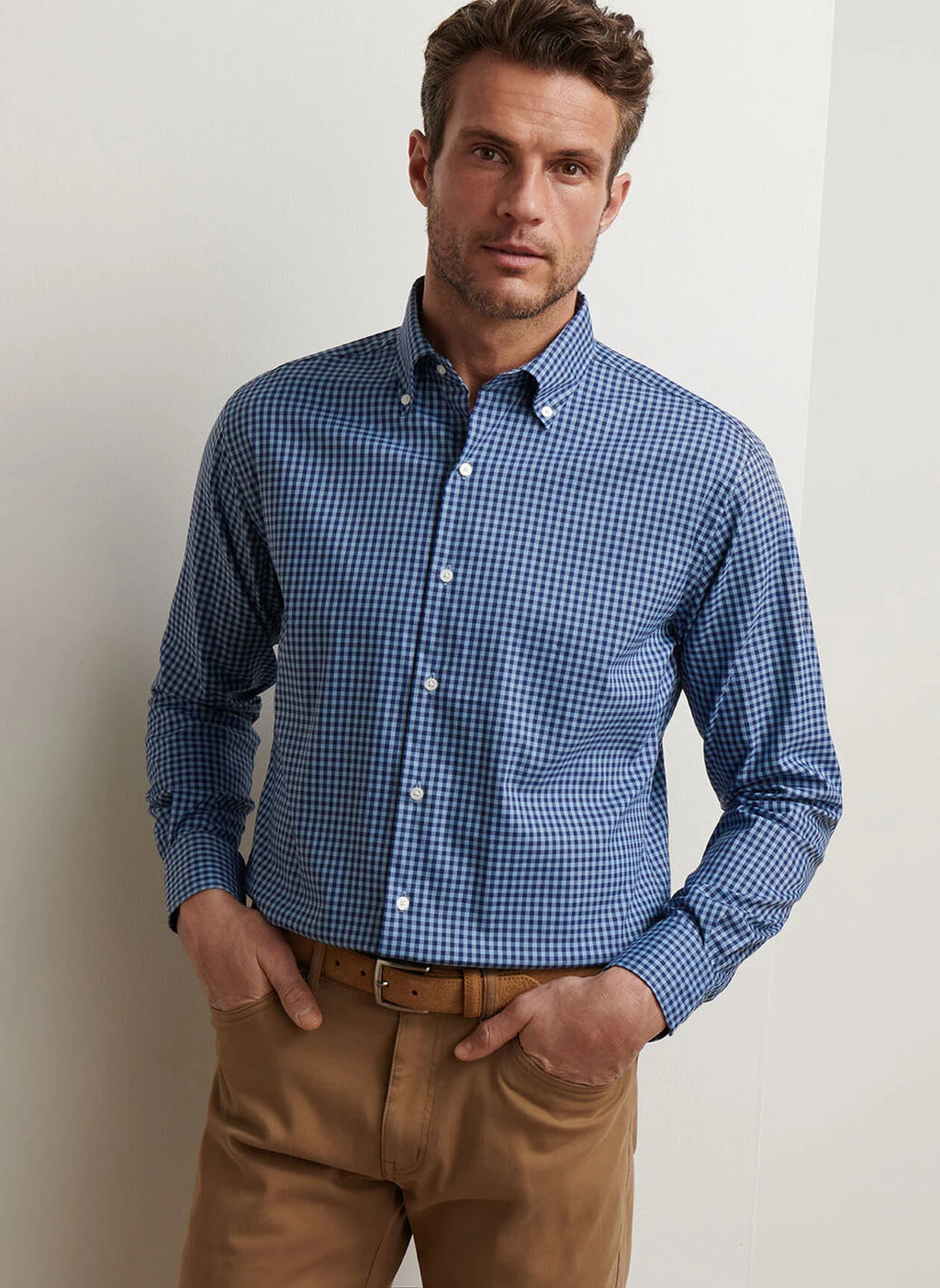 Peter Millar Conway Crown Lite Cotton-Stretch Sport Shirt