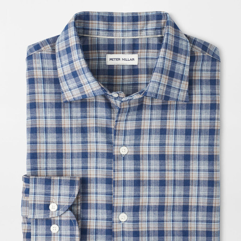 Peter Millar Whitecap Performance Flannel Sport Shirt