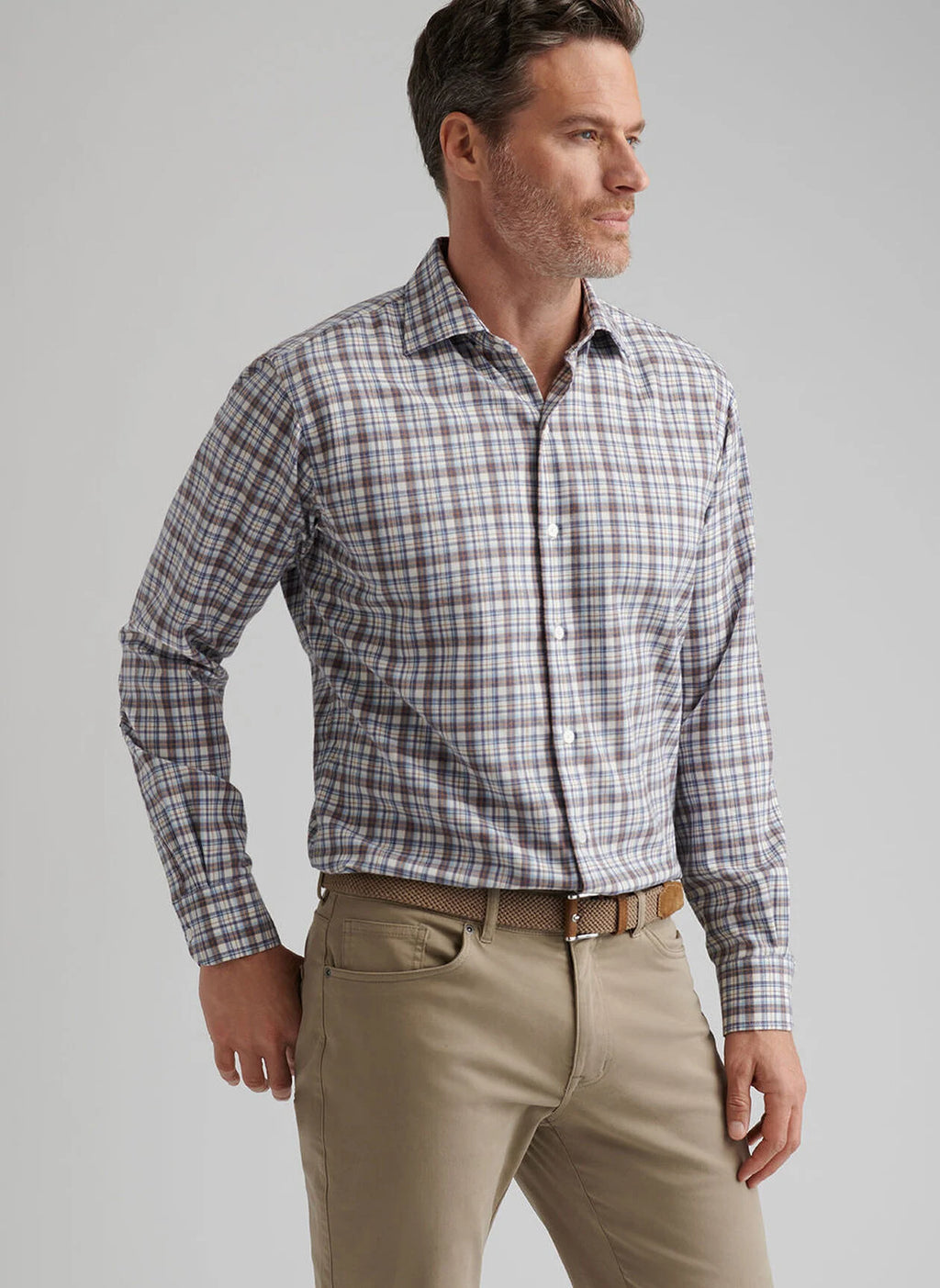 Peter Millar Waynesville Performance Flannel Sport Shirt