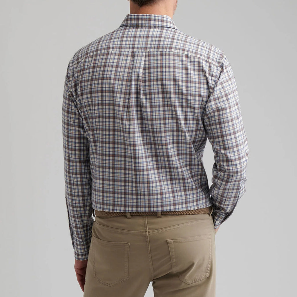 Peter Millar Waynesville Performance Flannel Sport Shirt