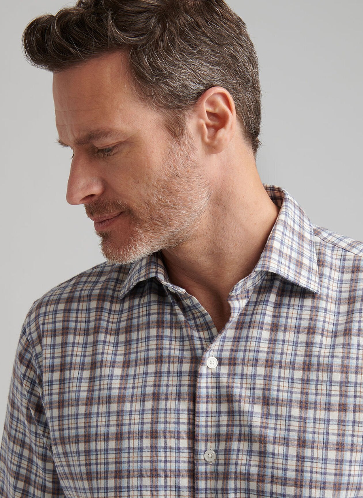 Peter Millar Waynesville Performance Flannel Sport Shirt
