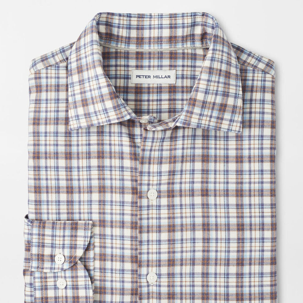 Peter Millar Waynesville Performance Flannel Sport Shirt