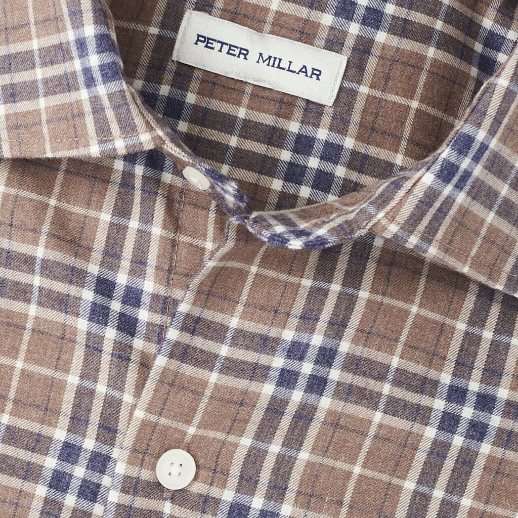 Peter Millar Big Bear Performance Flannel Sport Shirt