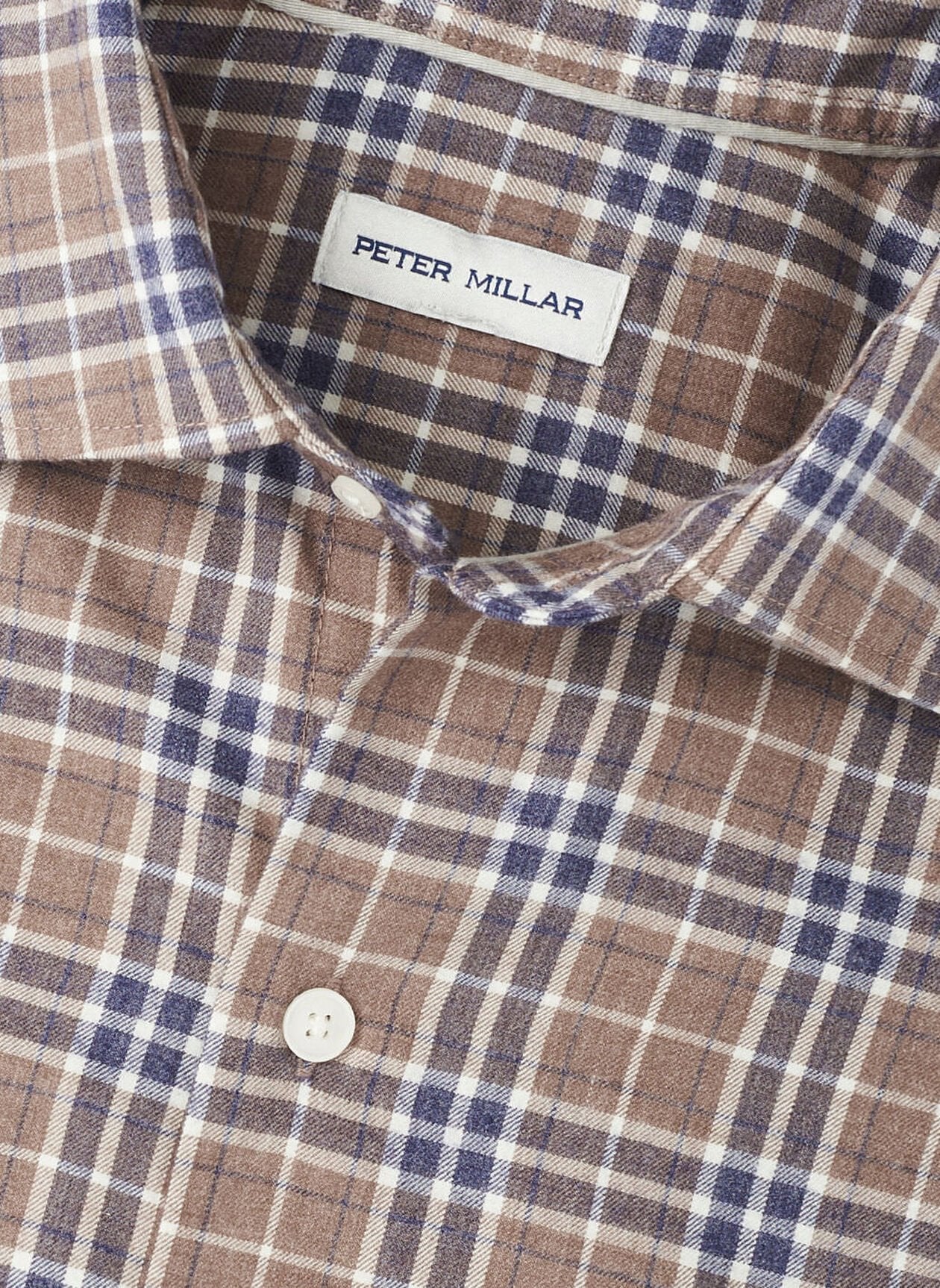Peter Millar Big Bear Performance Flannel Sport Shirt