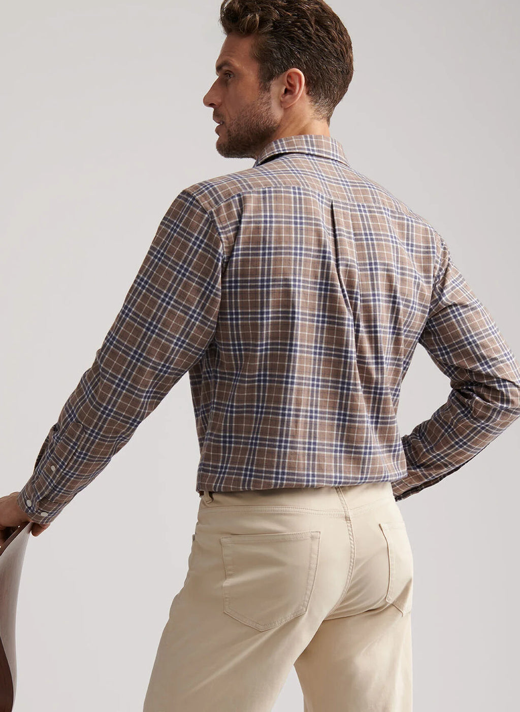 Peter Millar Big Bear Performance Flannel Sport Shirt