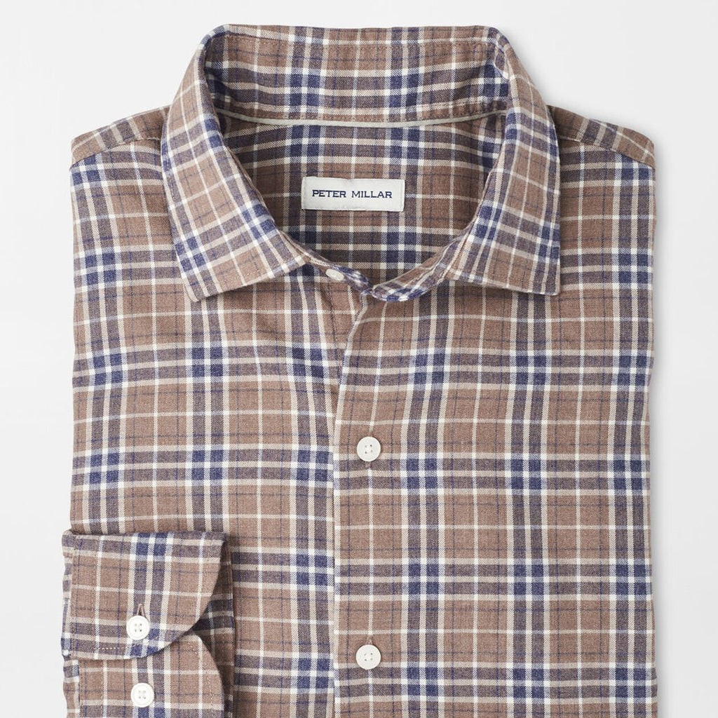 Peter Millar Big Bear Performance Flannel Sport Shirt
