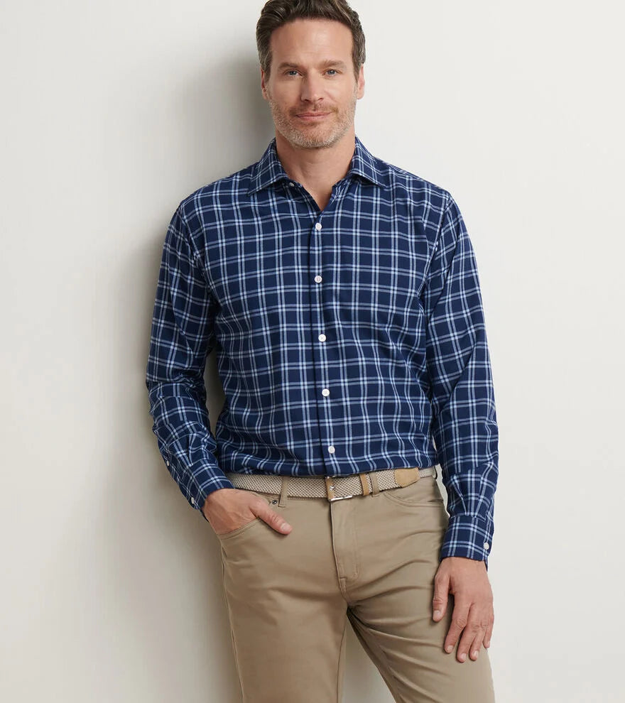 Peter Millar Mystic Performance Flannel Sport Shirt