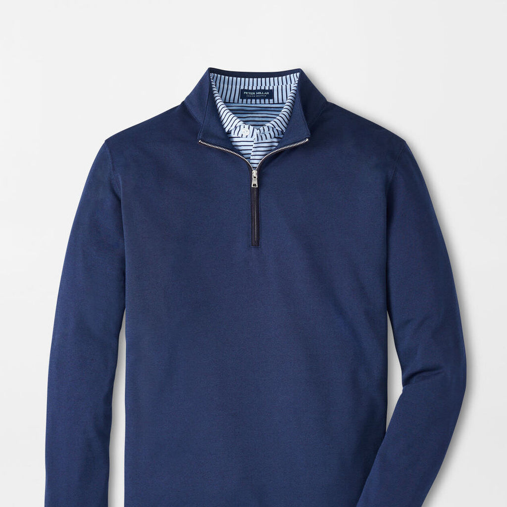 Peter Millar Albatross Cotton-Blend Piqué Quarter-Zip