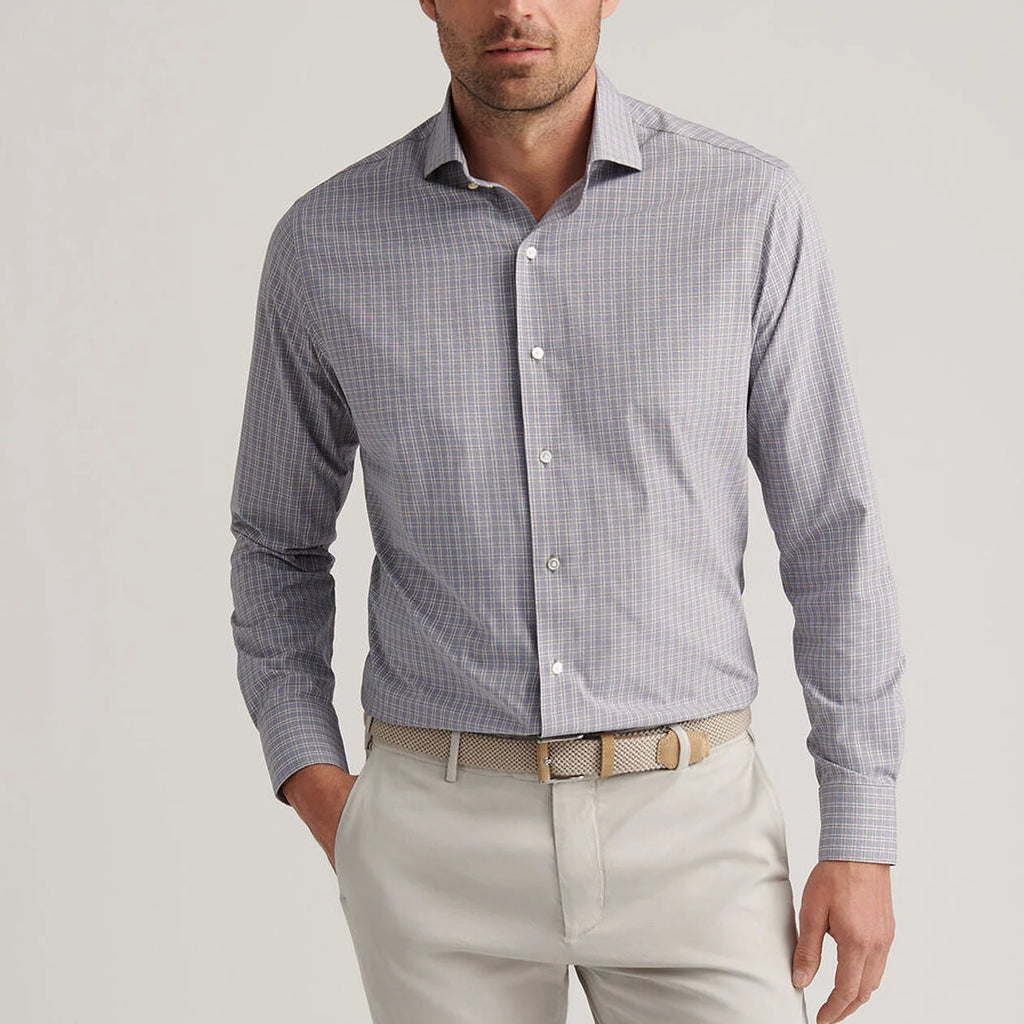 Peter Millar Bechet Performance Poplin Sport Shirt